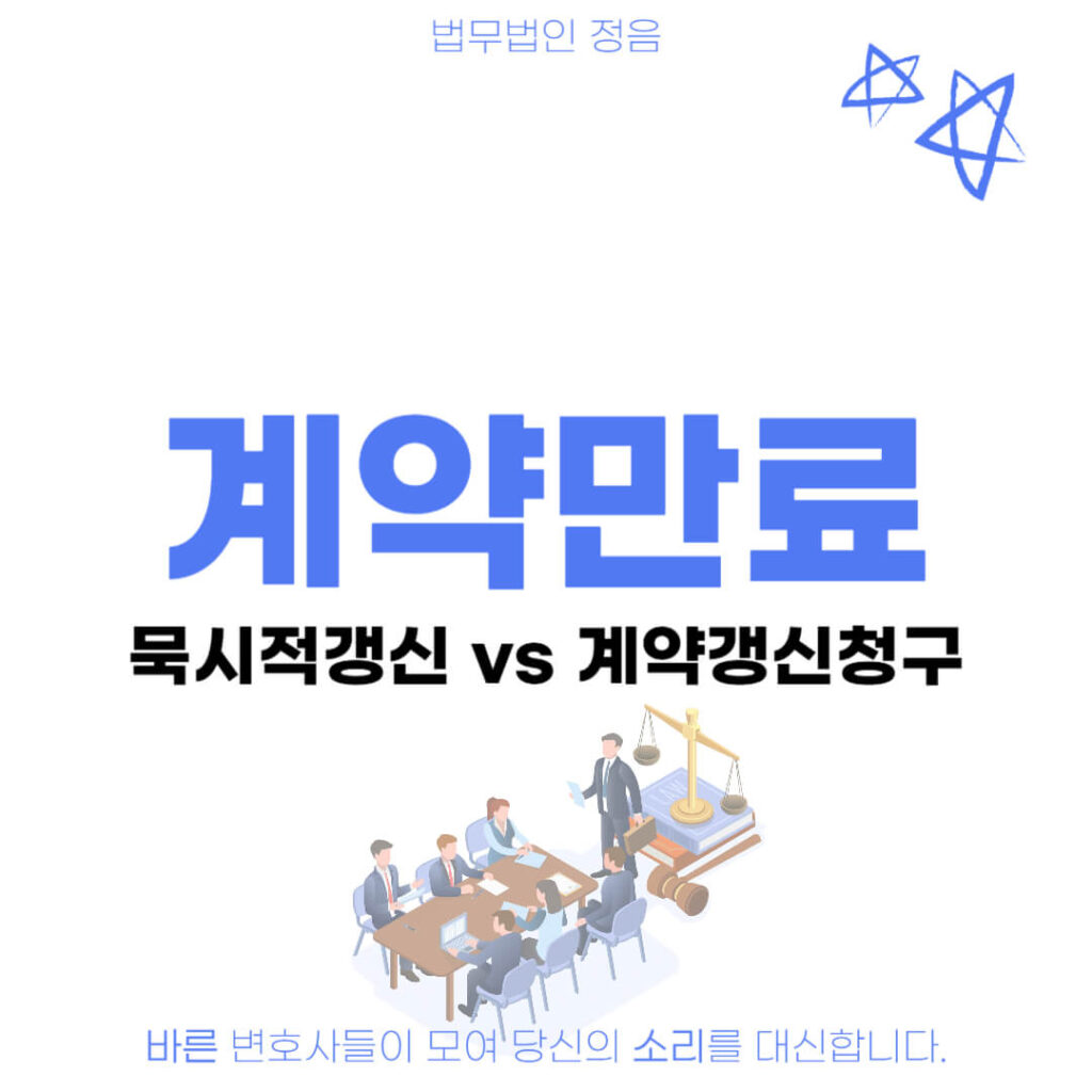 묵시적갱신 계약갱신청구권